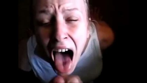 Begs for cum and orgasms from a facial thumbnail 1
