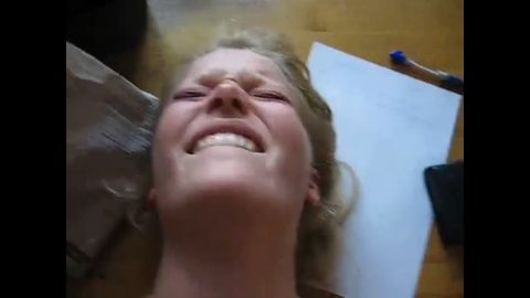 Blonde milf fucked hard on the desk thumbnail 1